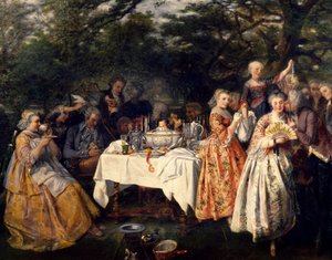 Picnic in the Countryside by Theophile Schuler