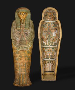 Coffin of Bakenmut by Third Intermediate Period Egyptian