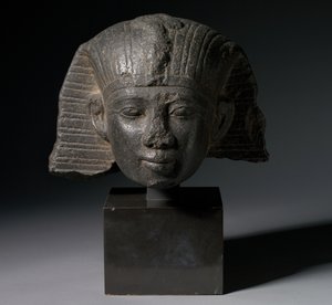 Head of a King, 21st or 22nd Dynasty, c.1069-715 BC by Third Intermediate Period Egyptian