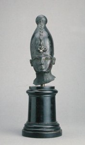 Head of the god Osiris by Third Intermediate Period Egyptian