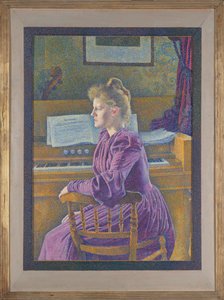 Maria Sèthe at the Harmonium by Théo van Rysselberghe