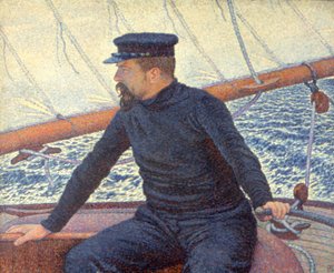 Paul Signac on His Boat