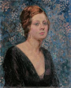 Portrait of Valentine Tessier by Théo van Rysselberghe