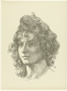 Portrait of a Young Woman by Théo van Rysselberghe