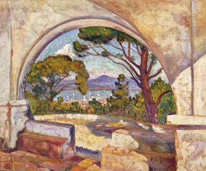 Saint Tropez, View of the Chapel St, c.1920