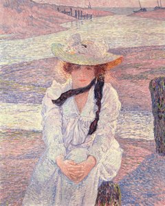 Young Woman on the Banks of the Greve River