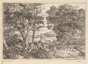 Arcadian Landscape with Cephalus and Procris