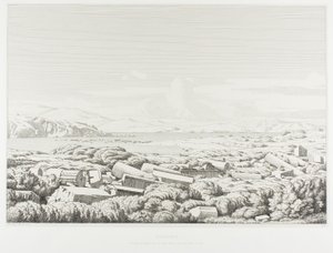 Cyclades: the Porticos of Philip, Port of Delos, Rinea (or Greater Delos) and Tinos by Théodore Caruelle d