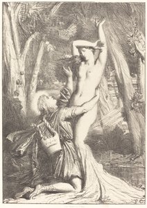 Apollo and Daphne by Théodore Chassériau