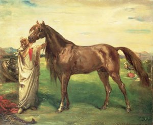 Hadji, an Arabian Stallion by Théodore Chassériau