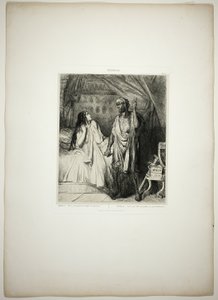 Have you prayed tonight, Desdemona?, plate twelve from Othello by Théodore Chassériau