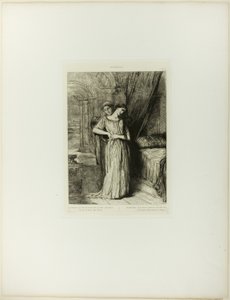 If I Do Die Before Thee (plate eight from Othello) by Théodore Chassériau