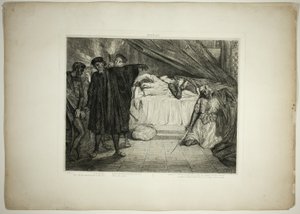 O Spartan Dog, Plate Fifteen from Othello by Théodore Chassériau