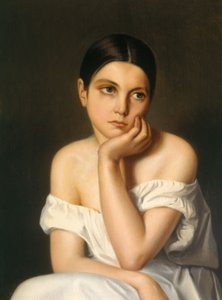 Young Girl (Melancholy) by Théodore Chassériau