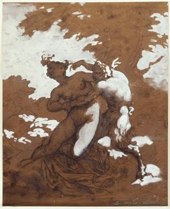 Satyr and Nymph by Theodore Gericault