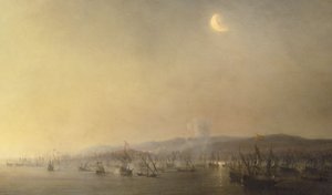 Naval Combat of Cartagena, September 3, 1643 by Théodore Gudin in 1844