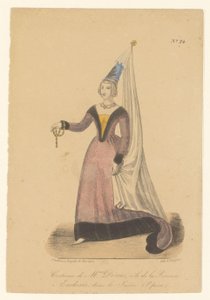 Julie Dorus-Gras as Princess Eudoxie in the Opera La Juive by Théodore Lejeune