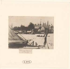 View of River with Boats