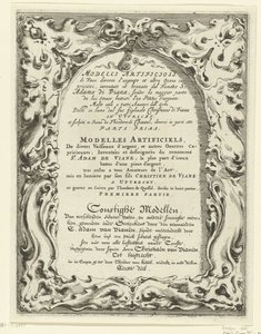 Title Page: Artificial Models of Various Silver Vases by Théodorus van Kessel