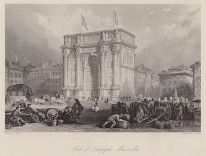 Arch of Triumph, Marseilles (engraving)