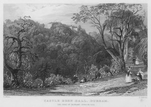 Castle Eden Hall, Durham, the Seat of Rowland Burdon (engraving) by Thomas (after) Allom