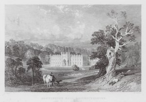 Donnington Hall, Leicestershire by Thomas (after) Allom