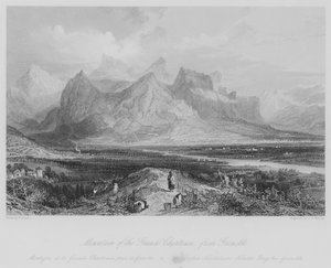 Mountain of the Grande Chartreuse, from Grenoble