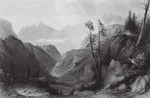The Col de Tortes, Hunting the Izoid by Thomas (after) Allom