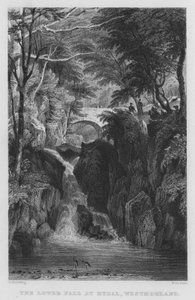 The Lower Fall at Rydal, Westmorland