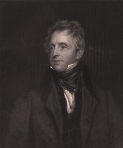 Portrait of English actor John Fawcett (1768-1837), engraving by W J Edwards from painting by Thomas Lawrence, Virtue and Co Publisher, London by Thomas (after) Lawrence