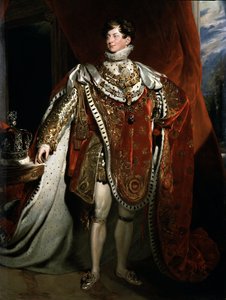 Portrait of King George IV of England (detail) by Thomas (after) Lawrence