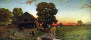 A New Hampshire Sunset, c1910