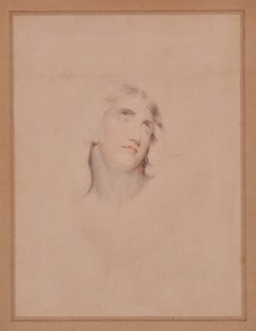 Head of a Young Man in Ecstasy by Thomas (attr. to) Lawrence