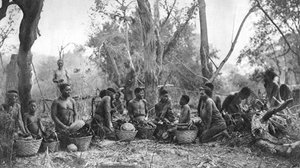 Native Women with Baskets of Hippo Meat, Karoo, South Africa, 1924-1927