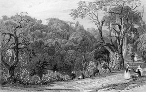 Castle Eden Hall, Durham by Thomas Allom