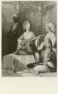 Interior of a Harem by Thomas Allom