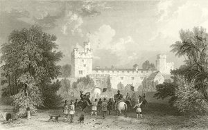 Naworth Castle, Cumberland by Thomas Allom