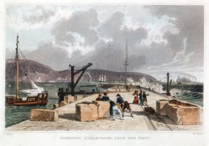 Plymouth Breakwater from the West, 1829
