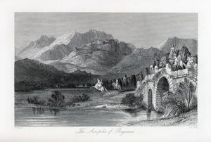 The Acropolis of Pergamum, 1882 by Thomas Allom