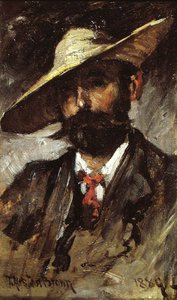 Self portrait by Thomas Austen Brown