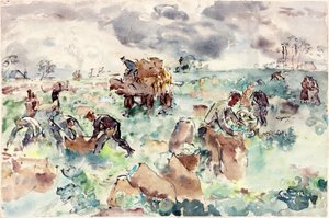 Carting Cabbage by Thomas Barclay Hennell