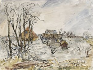 Walcheren Island (Netherlands) flooded