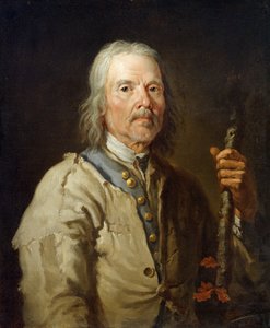 Man Holding a Staff