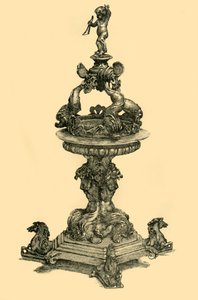 Silver Table Ornament by Thomas Benjamin Kennington