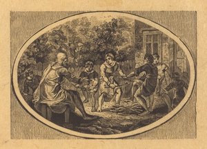 The Boasting Traveler by Thomas Bewick