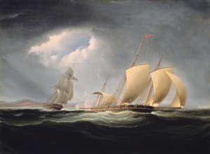 Capture of the Tripoli by the Enterprise by Thomas Birch