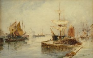 Entrance to Giudecca Venice, c.1870