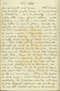 Describes William Waud by Thomas Butler Gunn