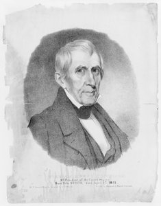 US President William Henry Harrison, 1841