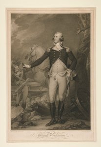 George Washington at the Battle of Trenton (1792)